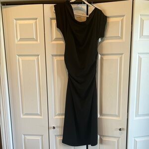 Gibson Latimer Black Midi Dress